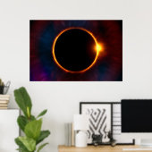 Voll Solar Eclipse w. Corona Visible! Poster (Heimbüro)