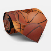 Voll von den Basketbällen Krawatte (Gerollt)