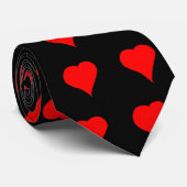 Voll von den Herzen - Krawatte (Gerollt)