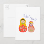voll von mir postkarte (Vorne/Hinten)