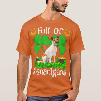 voll von Shenanigans für Terrier Dog St. T-Shirt