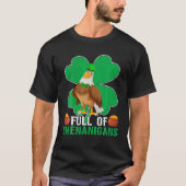 voll von Shenanigans Kleeblatt Eagle Bird St Patri T-Shirt (Vorderseite)