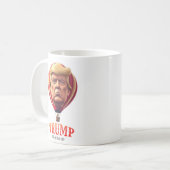 Voll von Trump Kaffeetasse (Vorderseite Links)