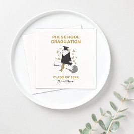 Voll-Vorschule / Kindergarten-Graduierungspartei Serviette