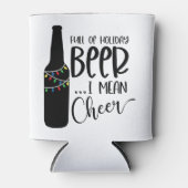 Voll Weihnachtsbär und -jubeln | Funny Drinks Dosenkühler (Vorderseite)