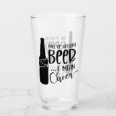 Voll Weihnachtsbär und -jubeln | Funny Drinks Glas (Vorderseite)