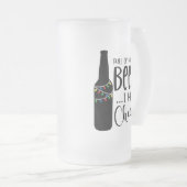 Voll Weihnachtsbär und -jubeln | Funny Drinks Mattglas Bierglas (VorderseiteRechts)