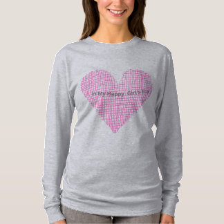 Vollärmelige Basic-Frauen T-Shirt mit Mädchen-Epoc