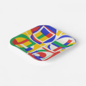 Vollas-Papierplatte Pappteller (Gewinkelt)