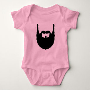 Vollbart Baby Strampler