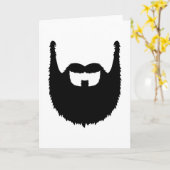 Vollbart Karte (Gelbe Blume)