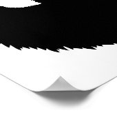 Vollbart Poster (Ecke)