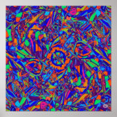 Vollbild-Farbexplosion Poster (Vorne)