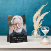 Vollbild-Foto-Trauer-Gedenkfeier Fotoplatte (Seite)