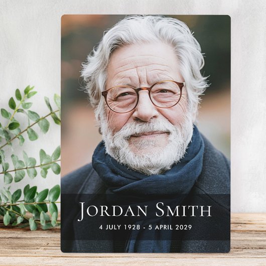 Vollbild-Foto Trauer Gedenkstätte Fotoplatte