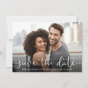 Vollbild-Hochzeit "Save the Date" Save The Date