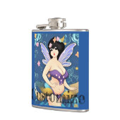 Vollbildliche Fairy Goddess Thunder_Cove Flachmann (Links)