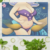 Vollbildliche Fairy Goddess Thunder_Cove Geschirrtuch (Gefaltet)