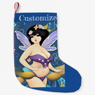 Vollbildliche Fairy Goddess Thunder_Cove Kleiner Weihnachtsstrumpf