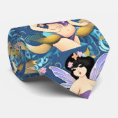 Vollbildliche Fairy Goddess Thunder_Cove Krawatte (Gerollt)