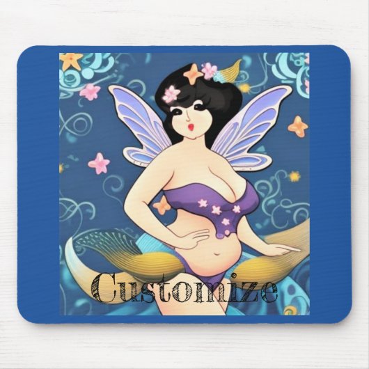 Vollbildliche Fairy Goddess Thunder_Cove Mousepad (Vorne)