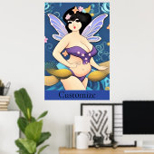 Vollbildliche Fairy Goddess Thunder_Cove Poster (Heimbüro)