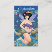 Vollbildliche Fairy Goddess Thunder_Cove Visitenkarte (Rückseite)