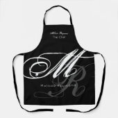 Vollbildschwarz Schürze (Vorderseite)