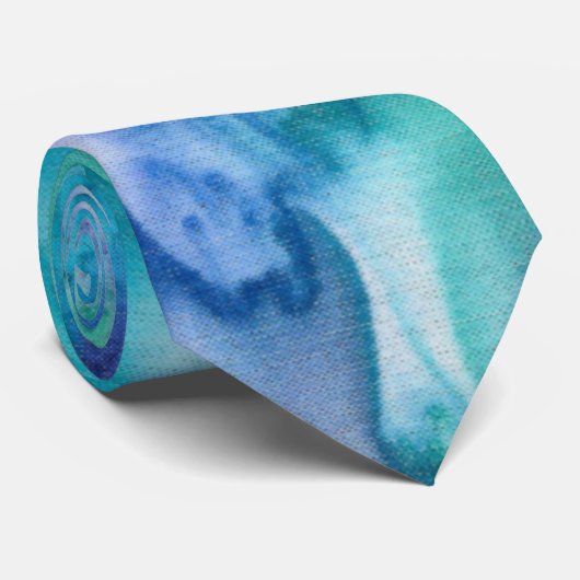 'Vollblut' Abstrakt Krawatte (Gerollt)