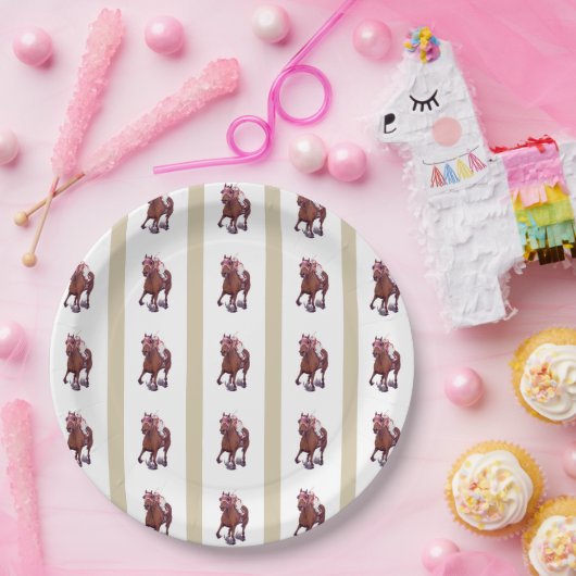 Vollblut Champion Seabiscuit Beats War Admiral Pappteller (Party)