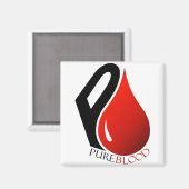 Vollblut Magnet (Vorderseite/Rückseite)