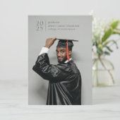 Vollblut Modernes, einfaches Foto fett Jahr Ankündigung (Stehend Vorderseite)