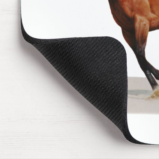 Vollblüter-Galopp Mousepad (Ecke)