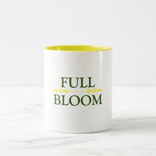 Vollblutgrün Zweifarbige Tasse (Mittel)