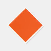 Vollblutorange Serviette (Ecke)