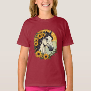 Vollblutpferde Pferde und Mit Augen schwarze Susan T-Shirt