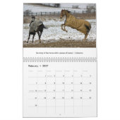 Vollblutpferde Pferderiebhaber 12 Monate Kalender (Feb 2027)