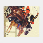 Vollblutrennen Fleecedecke (Vorderseite (Horizontal))