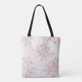 Volldrucktasche mit rosa Rose Tasche (Rückseite)