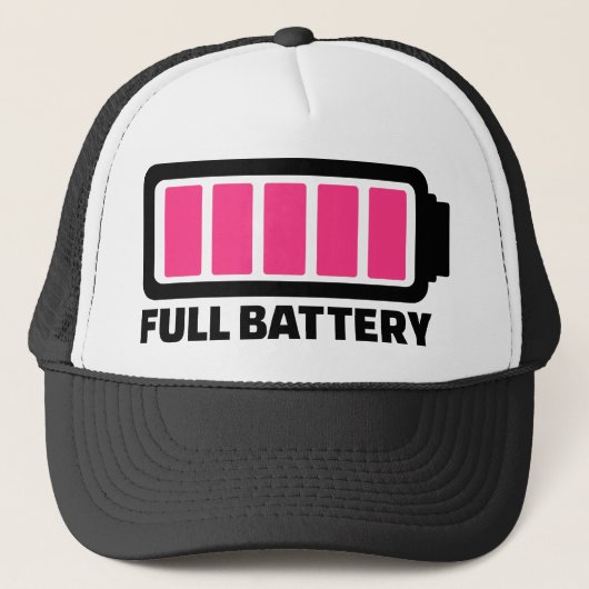 Volle Batterie Truckerkappe (Vorderseite)