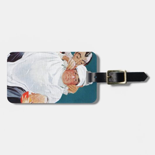 Volle Behandlung Gepäckanhänger (Vorderseite horizontal)