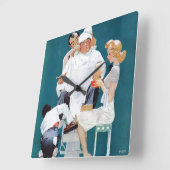 Volle Behandlung Quadratische Wanduhr (Winkel)