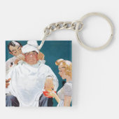 Volle Behandlung Schlüsselanhänger (Rückseite)