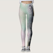 Volle Bein-Feder-Leggings Leggings (Vorderseite)