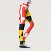 Volle Bein-Maryland-Flaggen-Leggings-Yoga-Hosen Leggings (Rechts)