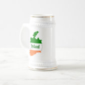 Volle Blooded Iren Bierglas (Vorderseite Links)