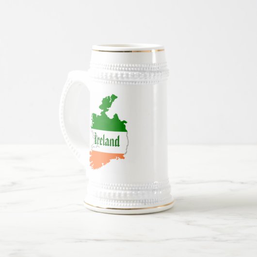 Volle Blooded Iren Bierglas (Vorderseite Links)