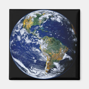 Volle Erde, die das Amerika zeigt Magnet