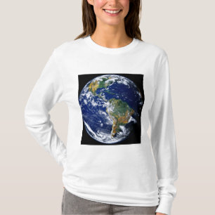 Volle Erde, die das Amerika zeigt T-Shirt
