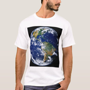 Volle Erde, die das Amerika zeigt T-Shirt